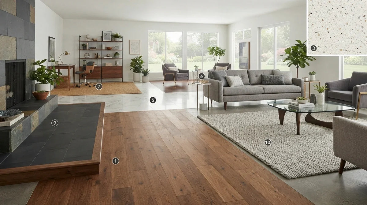 10 Best Flooring Options for Your Living Room (2026 Guide)