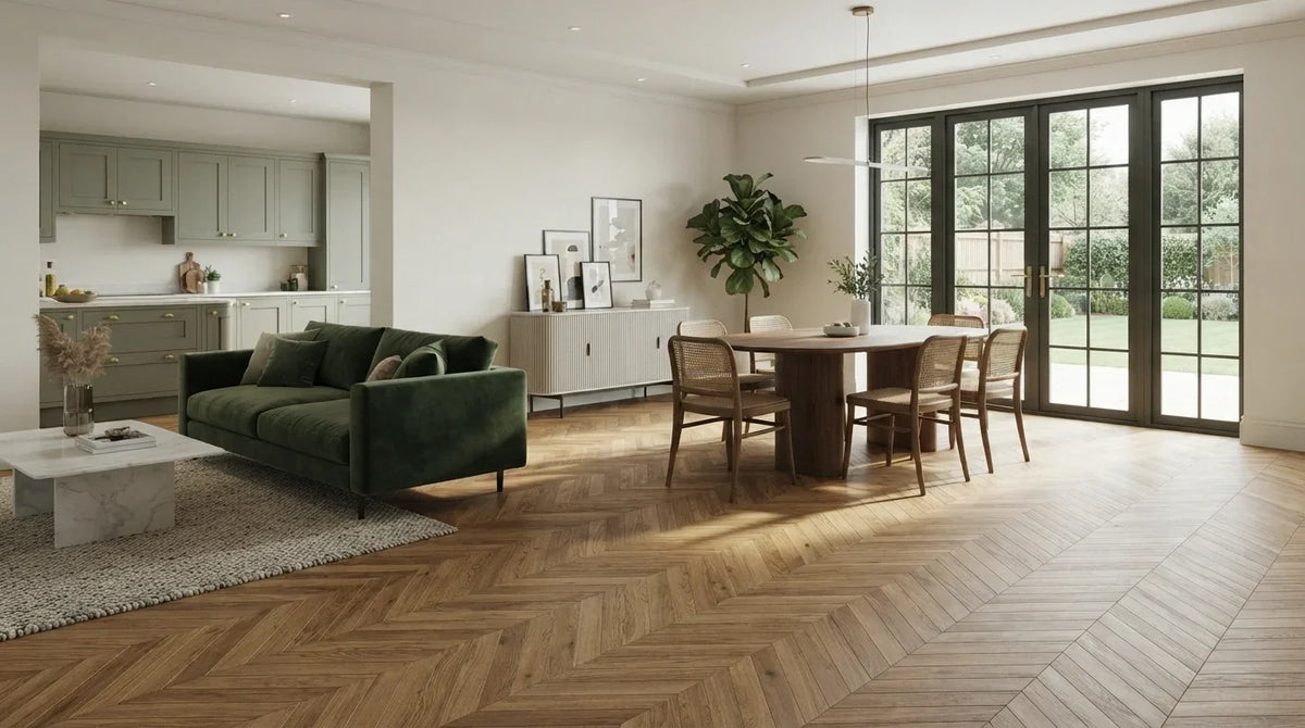 Chevron Flooring Trends in 2026: Why UK Homeowners Are Choosing Chevron Designs