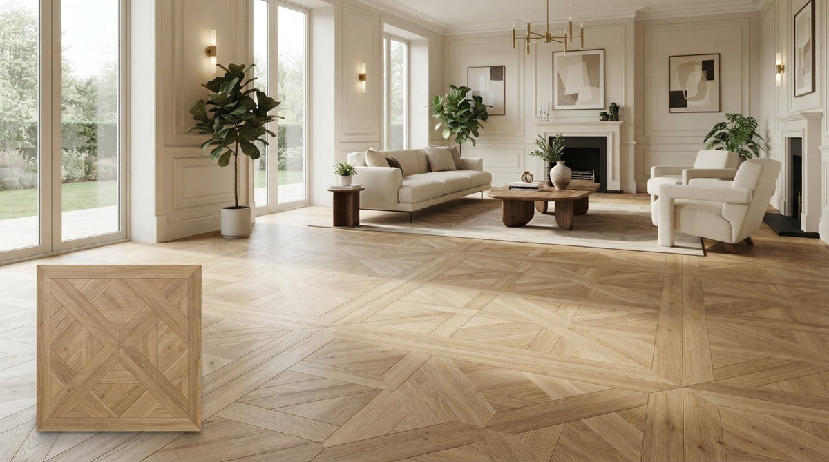 Geometric parquet flooring: A timeless and elegant flooring option