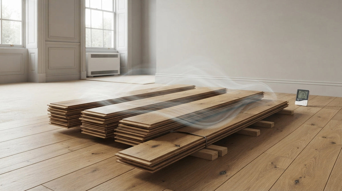 How do you acclimatise wood flooring?