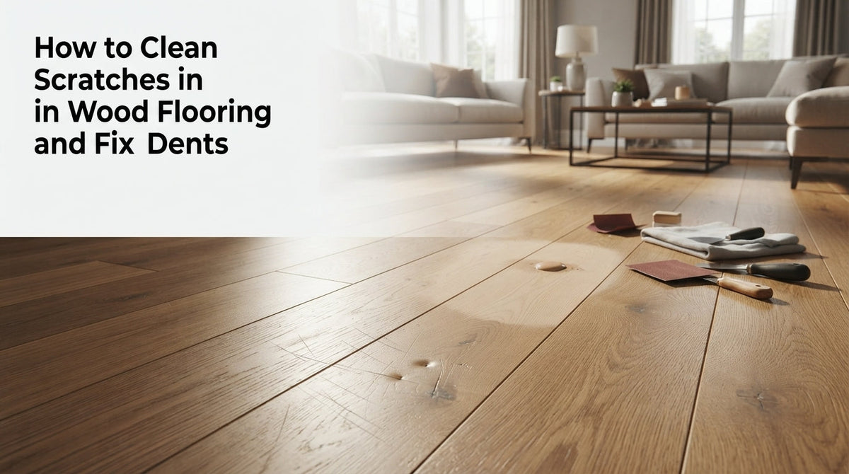 How to Clean Scratches in Wood Flooring and Fix Dents