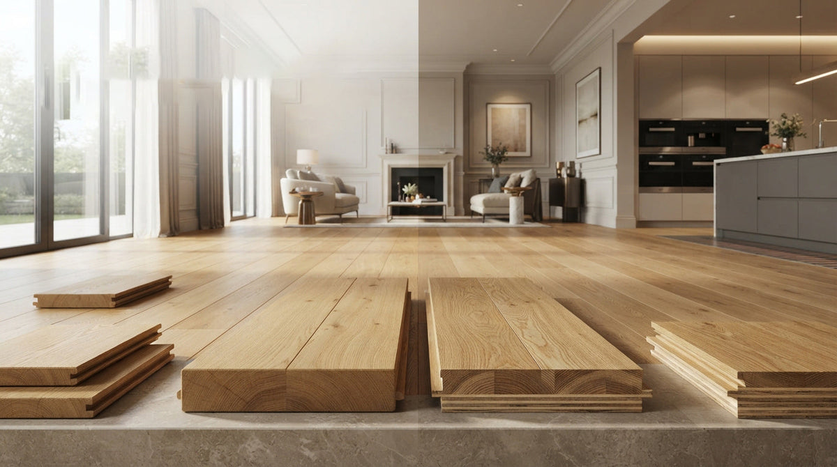 Solid or Engineered Wood flooring