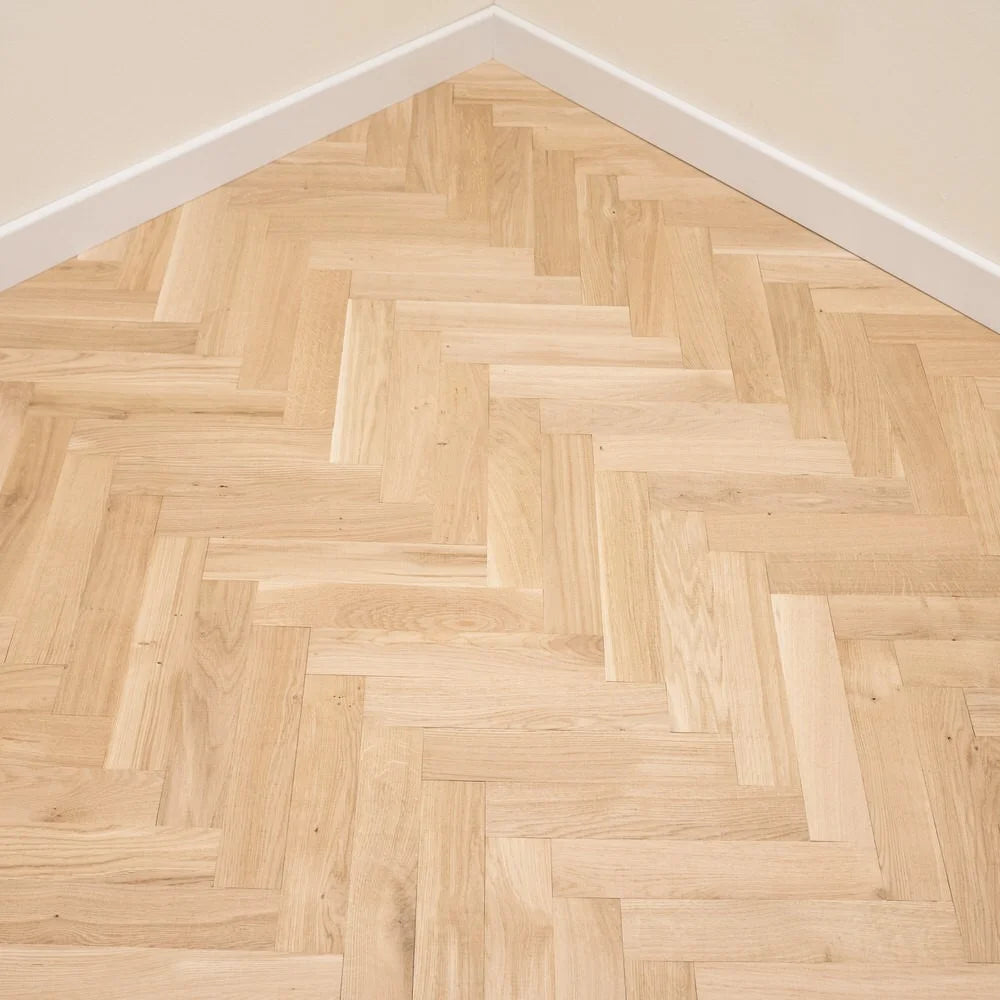 Solid Oak Parquet Prime Unfinished Square Edged 22x70