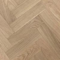 Solid Oak Parquet Rustic Unfinished Square Edged