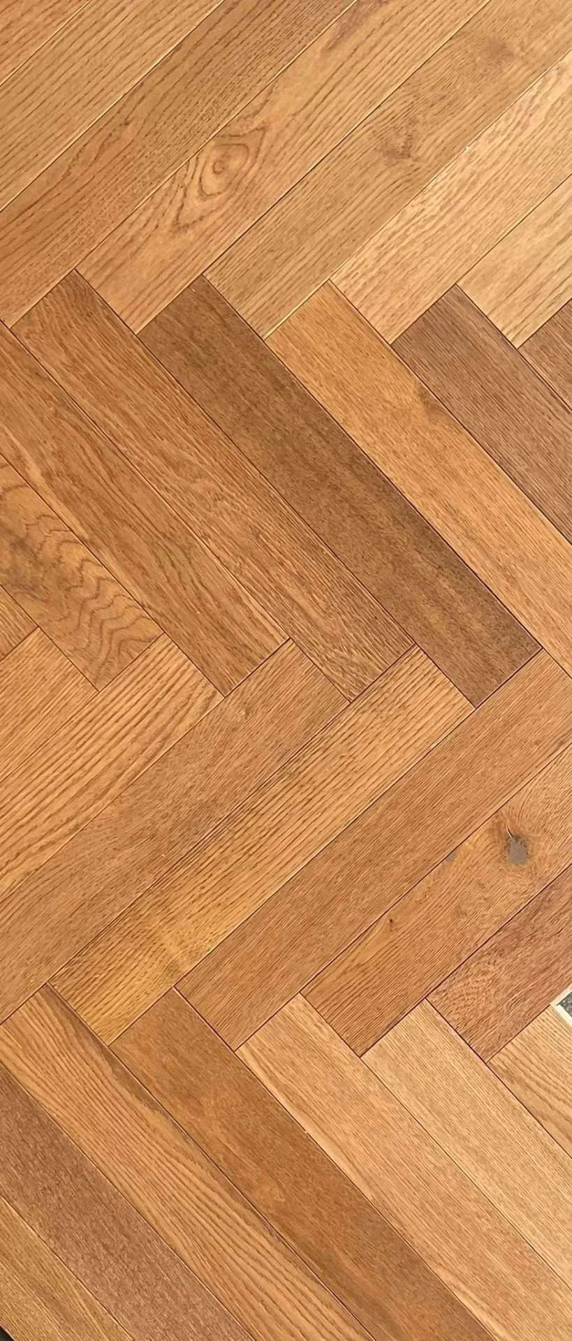 Amber Smoked Oak Parquet Brushed & Oiled 3/14x80x450