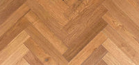 Amber Smoked Oak Parquet Brushed & Oiled 3/14x80x450