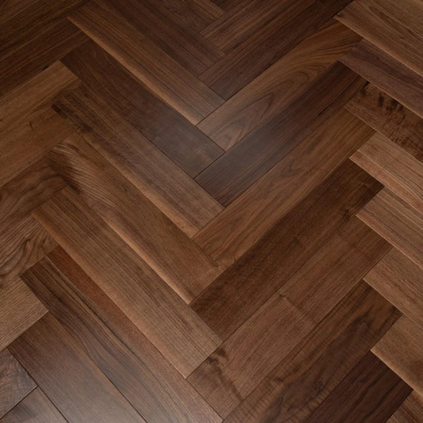 American Black Walnut Parquet UV Lacquered 3/14x125x600
