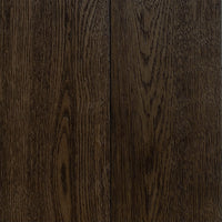 Dark brown wood grain texture with visible natural wood patterns and a vertical seam between two panels.