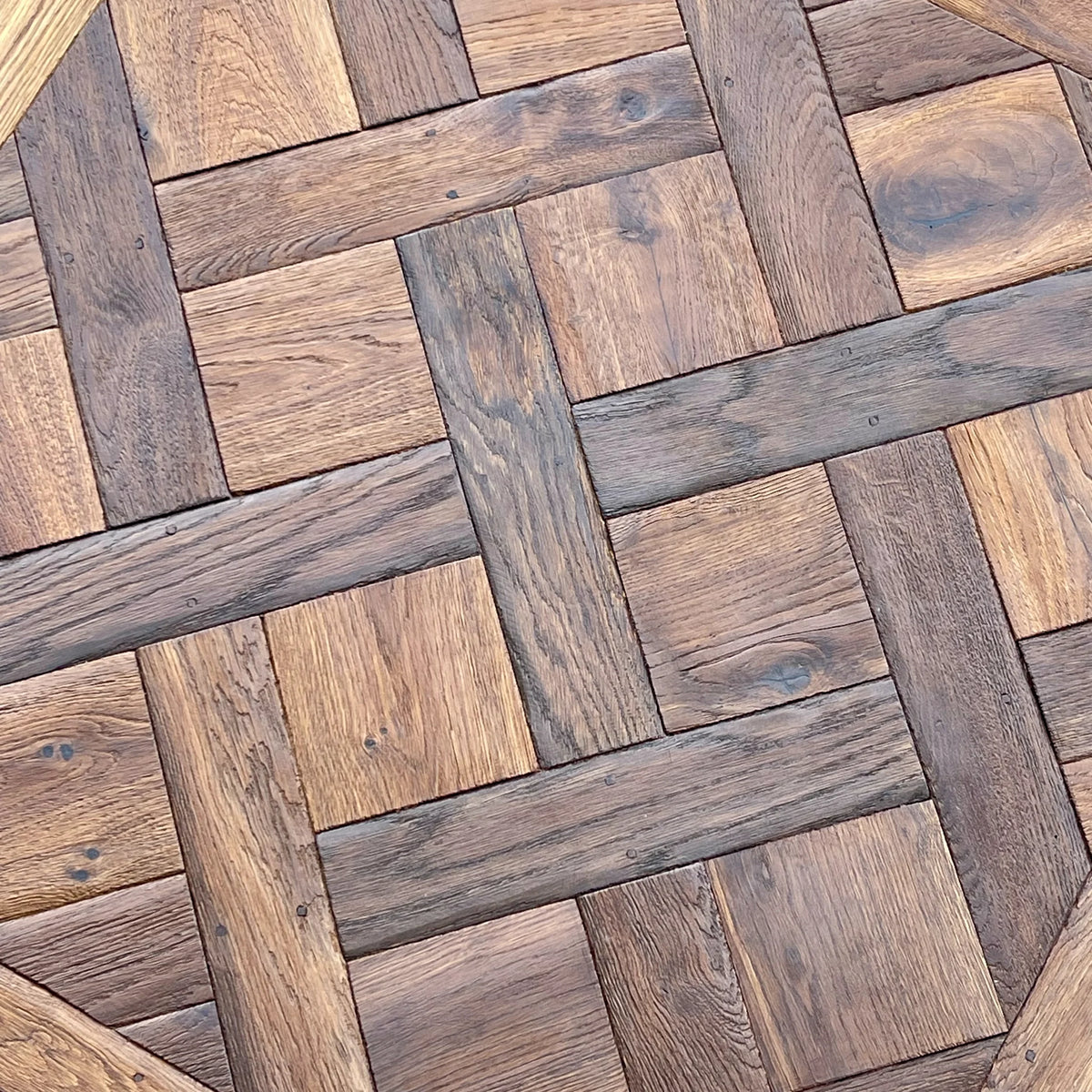 Versailles Burnt Charion  Tumbled Distressed & Oiled 4/16x800x800 (Free Sample)