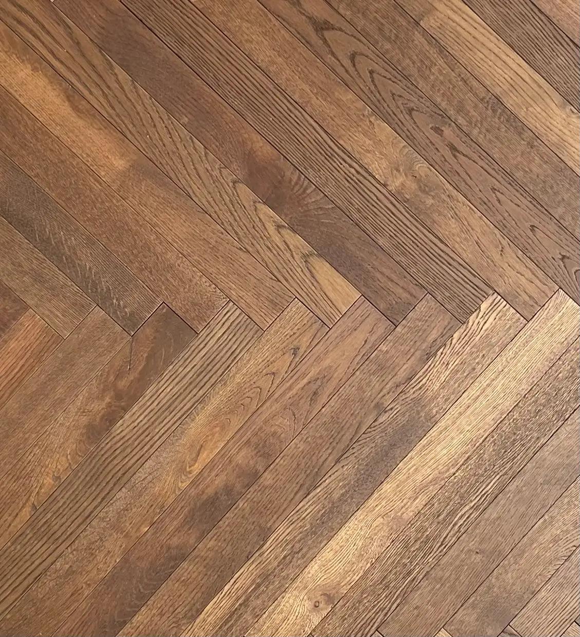 Fishbone Double Smoked Oak Brushed & Oiled 2/13.5x60x600