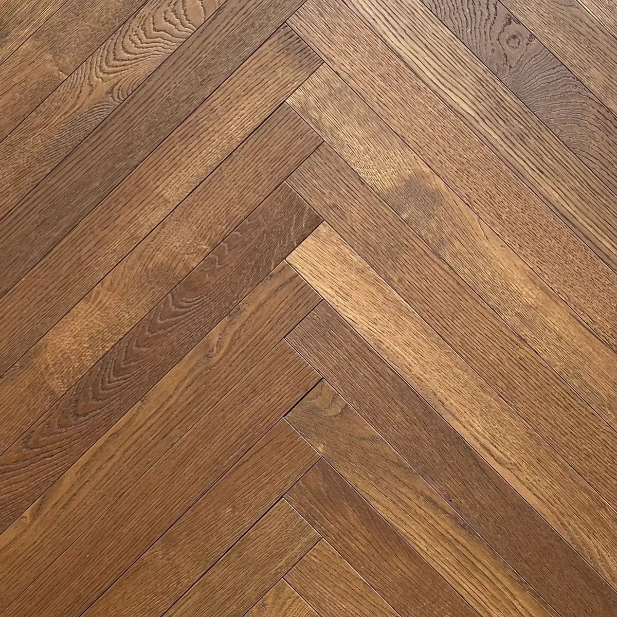 Fishbone Double Smoked Oak Brushed & Oiled 2/13.5x60x600
