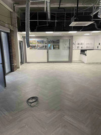 Light Grey Herringbone SPC Click 0.3/6x126x610
