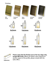 Mill Brass Inlay Strip