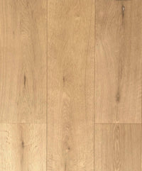 Light oak wood flooring planks with visible natural grain patterns and warm tan tones.