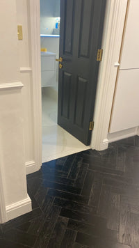 Black Slate Oak Brushed Matt Lacquered 3/10x90x450