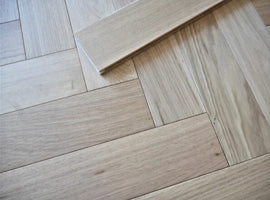 Prime AB Grade Square Edge Parquet Unfinished 4/18x90x400 - Wood Floor For You