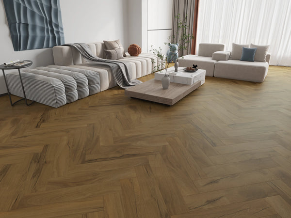 Walnut Vintage Nv Range SPC Herringbone 5Gi Click 6.5x126x630