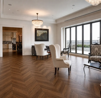 American Black Walnut Parquet UV Lacquered 3/14x90x510