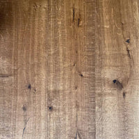 Rustic brown wood plank texture with visible grain, knots, and natural wood variation.