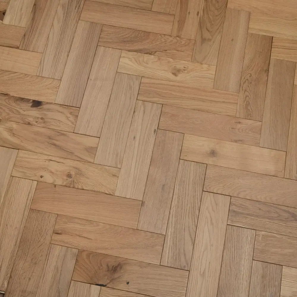 Solid Oak Natural Oak  Brushed Matt Lacquered 90x18x300