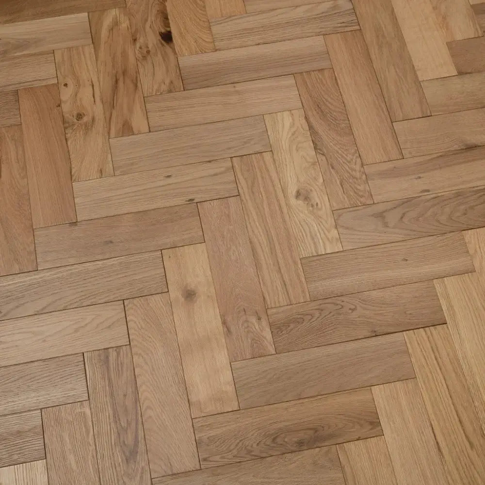 Solid Oak Natural Oak  Brushed Matt Lacquered 90x18x300