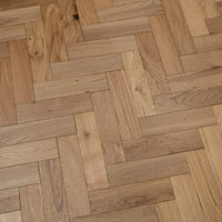 Solid Oak Natural Oak  Brushed Matt Lacquered 90x18x300