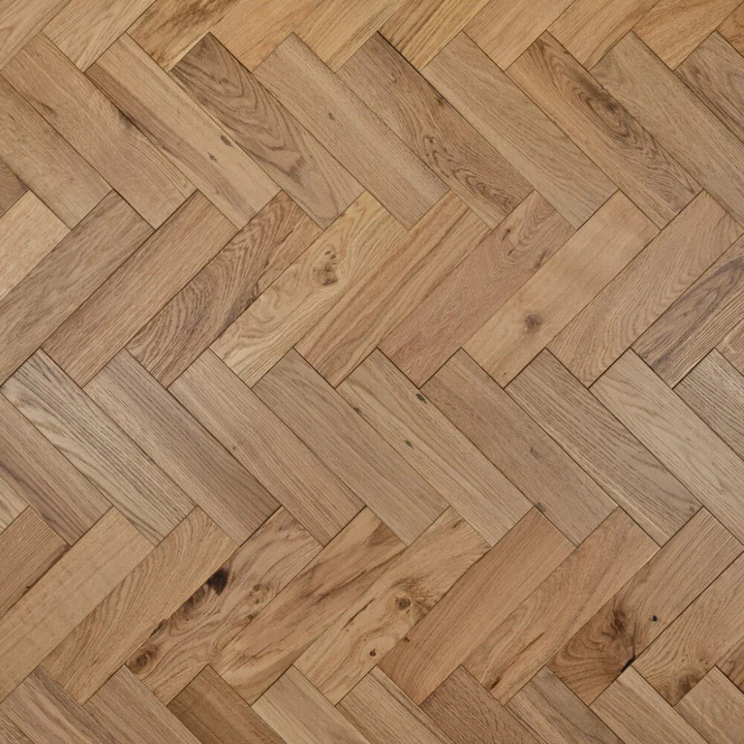 Natural Oak  Brushed Lacquered 3/18x80x300