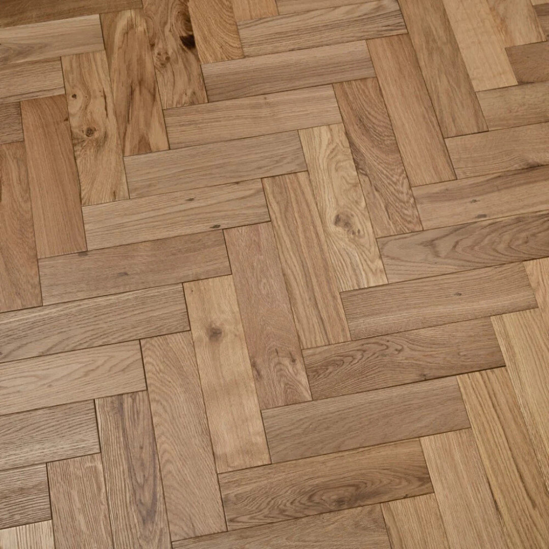 Natural Oak  Brushed Lacquered 3/18x80x300