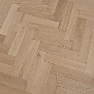 Solid Oak Parquet Rustic Unfinished Square Edged