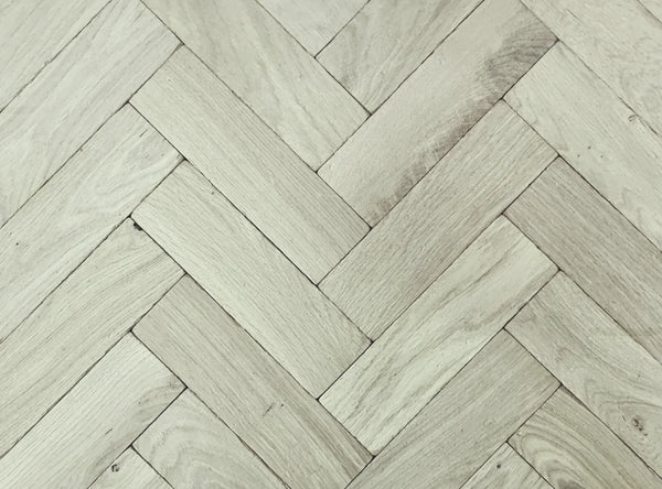 Solid Oak Parquet Rustic Unfinished Tumbled Square Edged 22x70x230