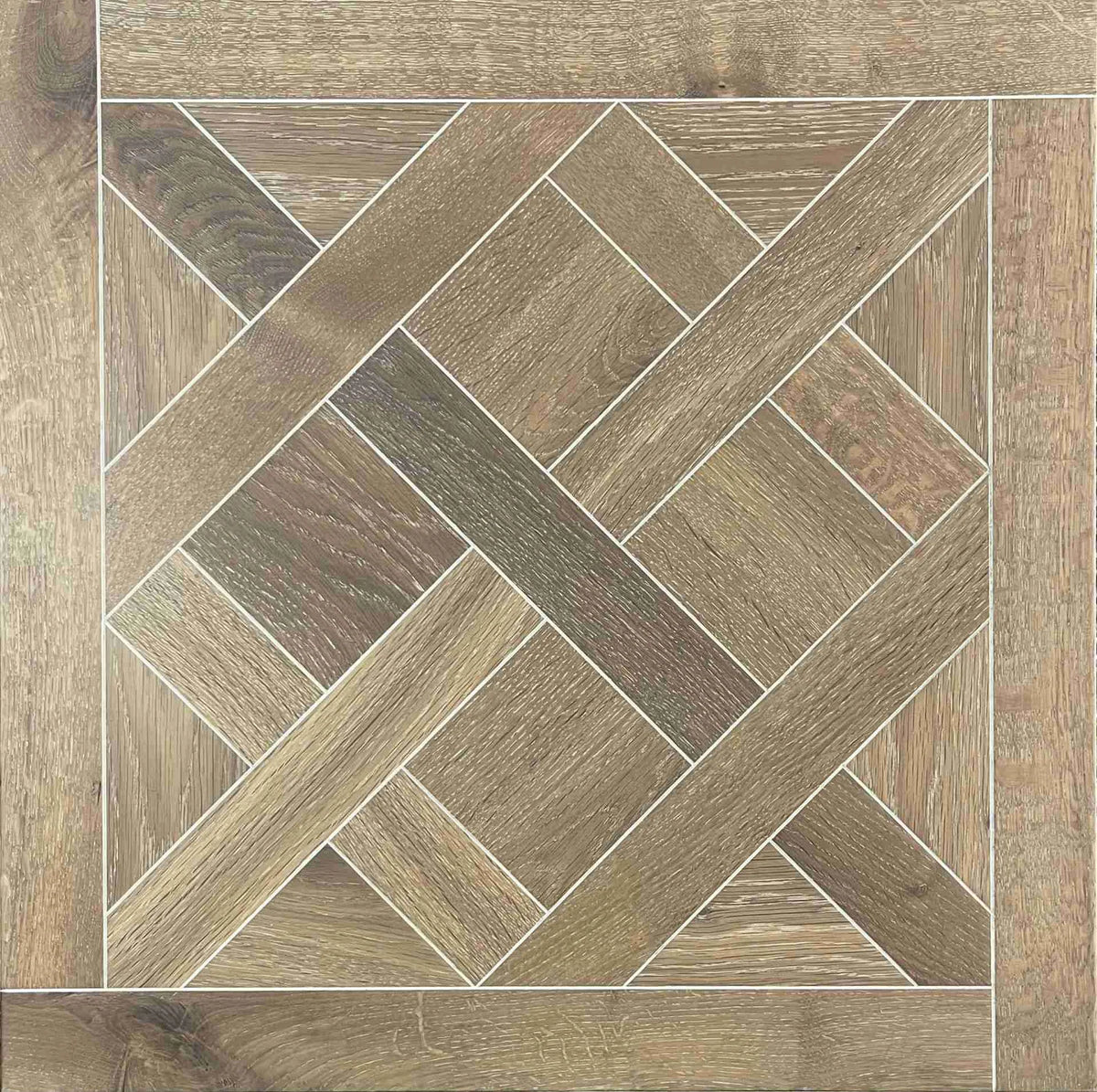 Smoked & White Oak Versailles Brushed & Oiled 4/18x600x600 (Free Sample)