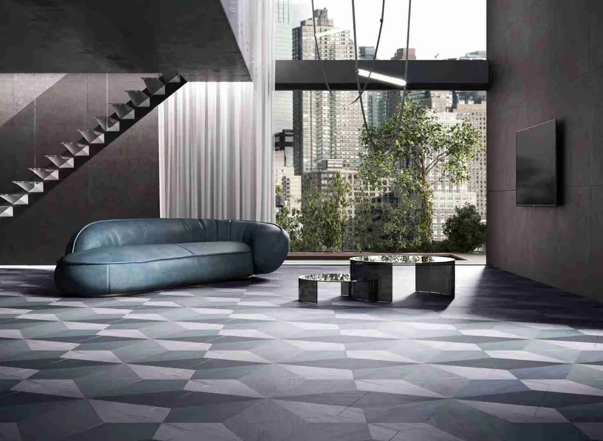 3D Cube Geometric Panels UNFINISHED - Wood Floor For You