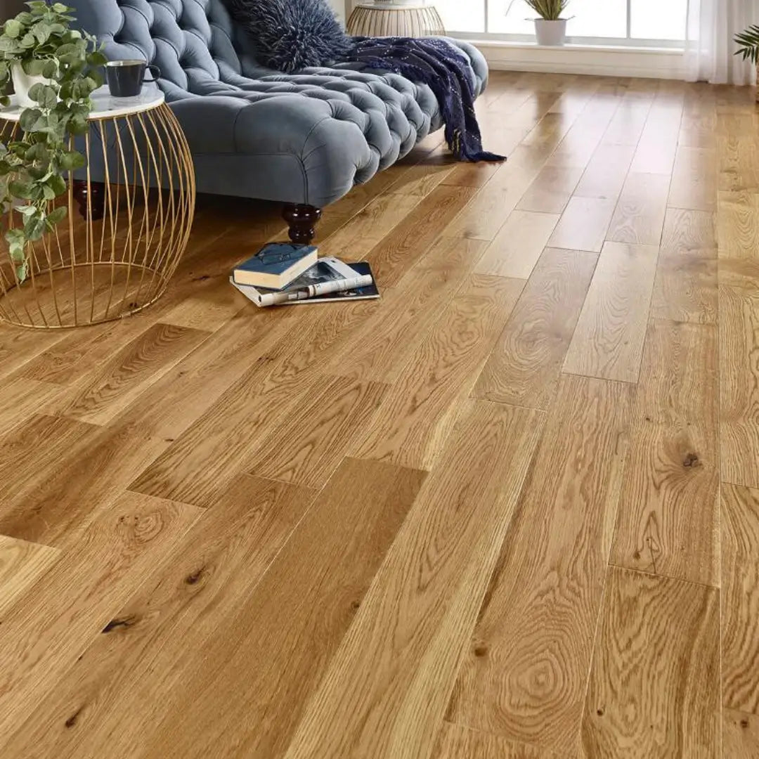 Natural Oak Brushed & Lacquered 2.5/10x125xRL