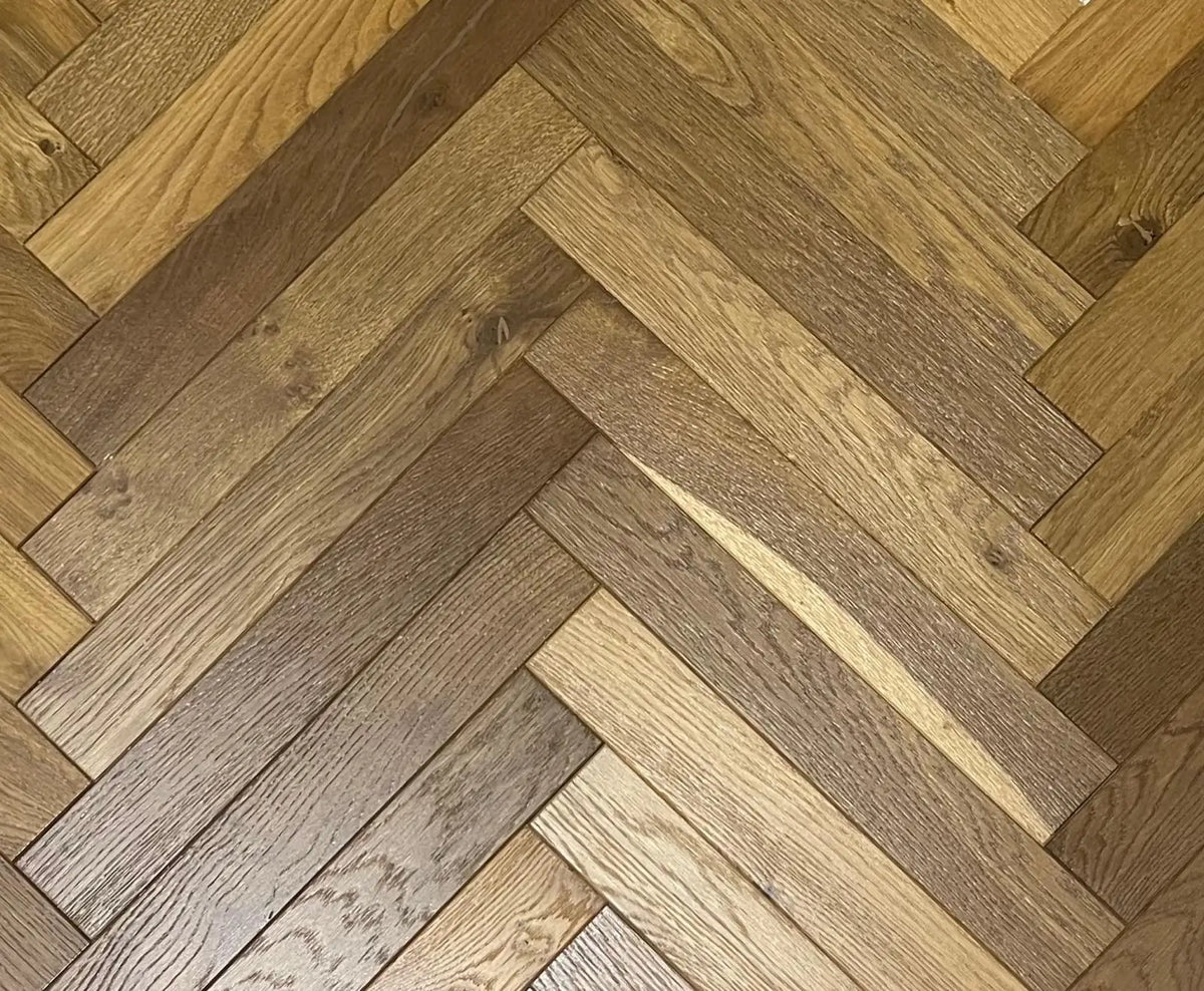Ember Double Smoked Oak Brushed & Oiled 4/14.5x70x450
