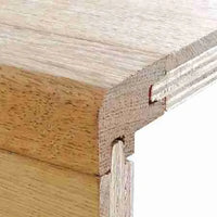 Solid Oak Square Edge Double Groove Stair Nosing