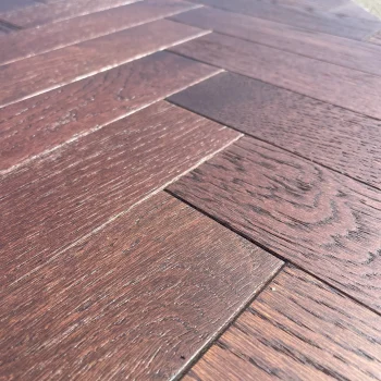 Parquet Chocolate Oak Brushed & Matt Lacquered 80 x 3/18 x 300mm