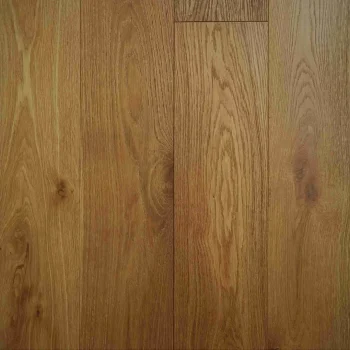 Close-up front view of Rich Smoked Oak flooring showing deep, dark tones and rich grain detail