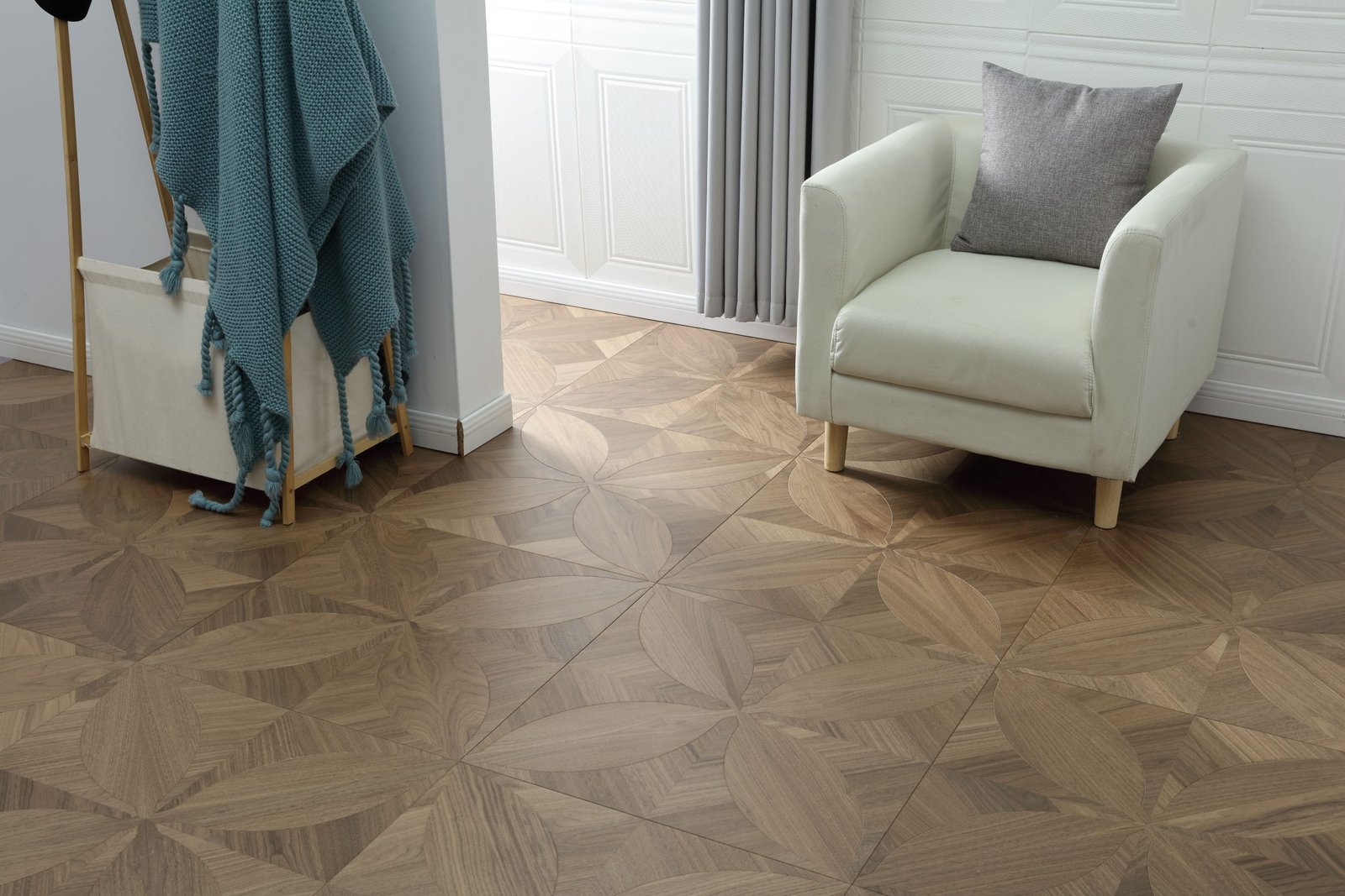 BESPOKE ORDER: 2 Geometric Engineered Wood Flooring - Image 6
