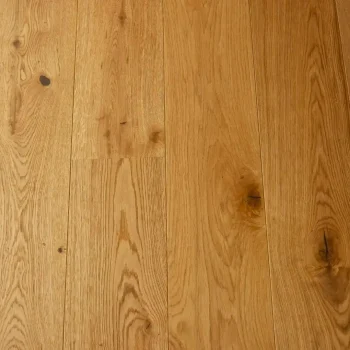 Close-up of Natural Oak Click flooring with brushed and oiled finish