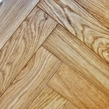 Parquet Slightly Smoked Oak Brushed & Oiled Flooring 80 x 4/18 x 400mm