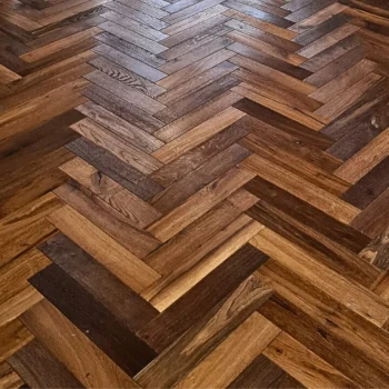 Parquet Vintage Carbon Oak Brushed & Oiled 80 x 4/18 x 400mm