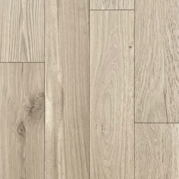 Close-up of Unfinished Classic Oak Wood Flooring surface texture