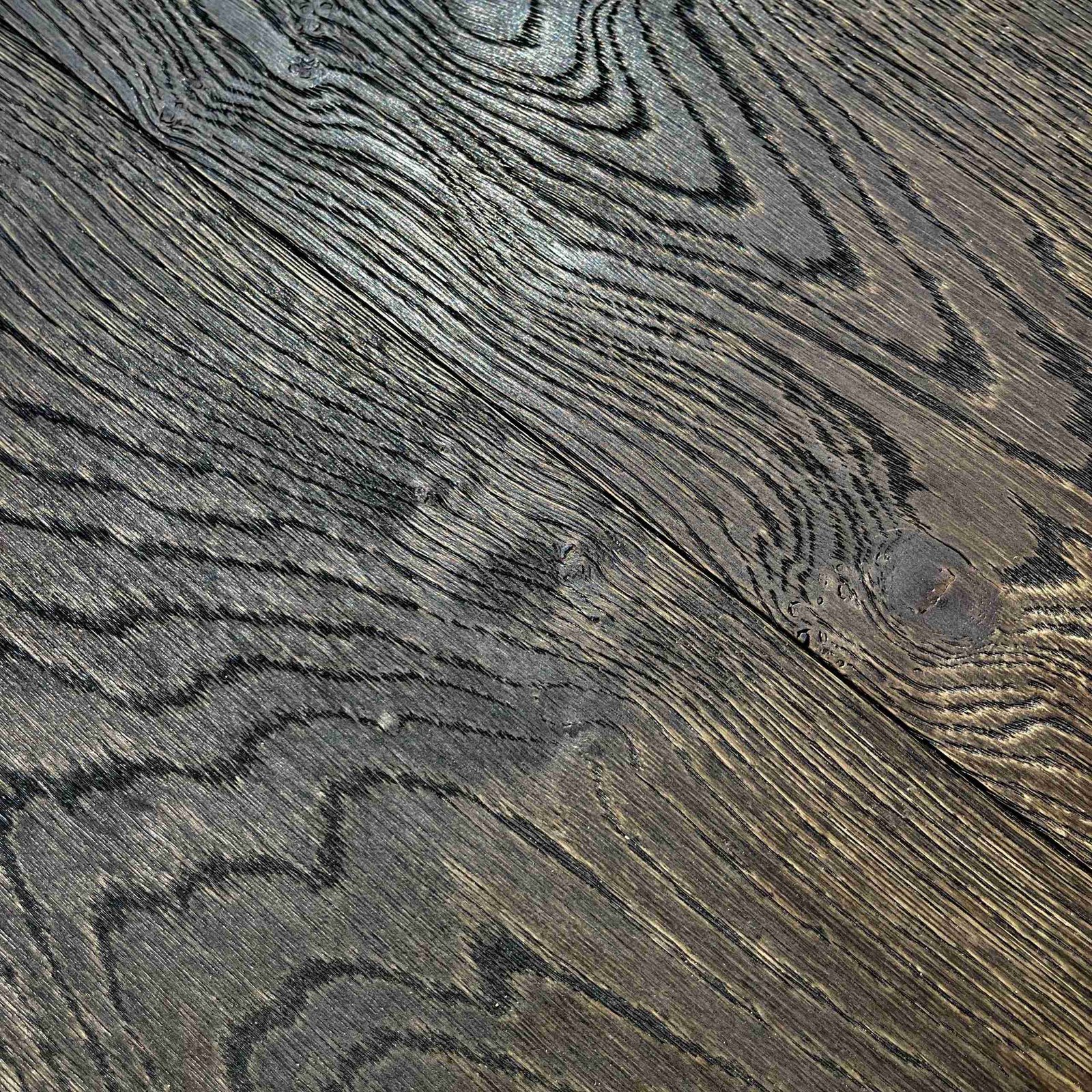 Charcoal Oak Lightly Brushed & Hard Wax Oiled 190 x 4/15 x 1900mm - Image 3