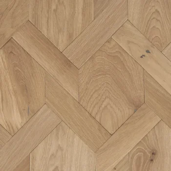 Mansion Weave Geometric Parquet Unfinished Oak Flooring 4/15mm