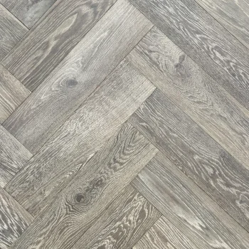 Parquet Manhattan Grey Oak Brushed & Oiled Flooring 150x3/14x600mm