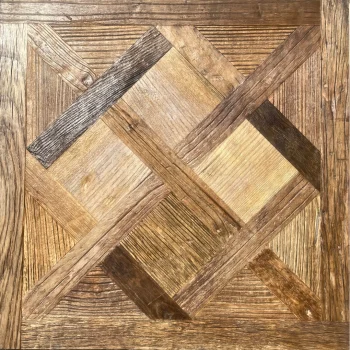 Versailles Reclaimed Elm Flooring Panel Brushed & Oiled 600 x 600mm