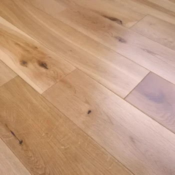 Solid Oak Natural UV Lacquered Wood Flooring 125 x 18mm