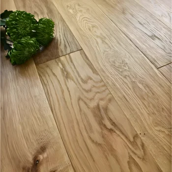 Natural Solid Oak Brushed & Oiled Wood Flooring 150 x 18mm