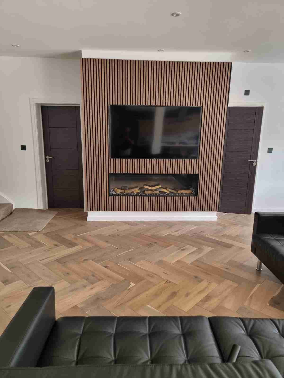 Herringbone Dark Active Grey Brushed & Oiled Flooring 150 x 4/18 x 600mm £39.99 (was £56.99) - Image 3