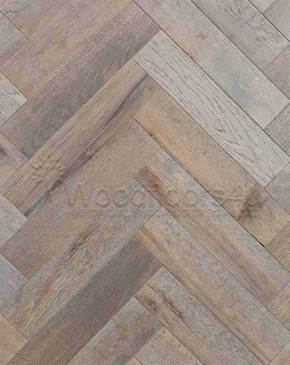 Stone Oak Wax Oiled Parquet Flooring 90 x 4/18 x 400mm